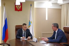 Губернатор Роман Бусаргин провел рабочую встречу с новым руководителем Красноармейского района Александром Бурмаком. На этой неделе он приступил к исполнению обязанностей главы муниципалитета