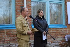 В селе Рогаткино увековечена память земляку-герою
