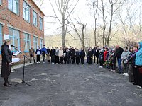 В селе Рогаткино увековечена память земляку-герою