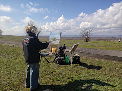 В Парке покорителей космоса развернулся первый "Космический пленэр"