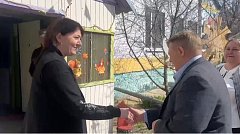 Николай Панков встретился с коллективом детского сада села Высокое