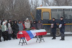 Простились с героем спецоперации
