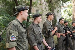Юнармейская команда продолжает подготовку к окружному этапу "Гвардеец-2026"
