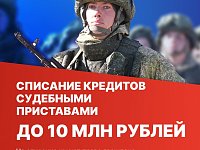 Участники СВО могут списать просроченные кредиты до 10 млн рублей