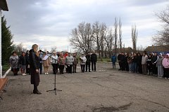 В селе Бобровка открыли  мемориальные доски землякам-героям