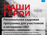 Программа "Наши герои" — новая точка опоры для защитников страны