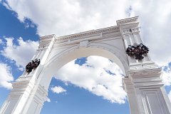 У Триумфальной арки в Саратове могут снимать кино