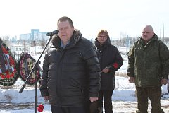 Проводили в последний путь защитника Отечества