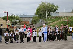 В Козьем парке прошел "Юнармейчик" для дошкольников