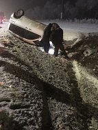 В ДТП на федеральной трассе пострадали двое несовершеннолетних