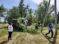 УФИЦ помогли подготовить лагерь к летнему сезону 