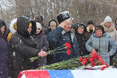 Простились с героем спецоперации