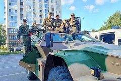 Окружной этап "Гвардеец-2026" стартовал для саратовских юнармейцев