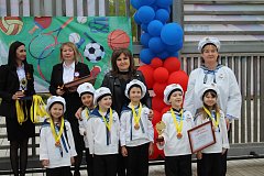 В Козьем парке прошел "Юнармейчик" для дошкольников