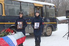 Простились с героем спецоперации